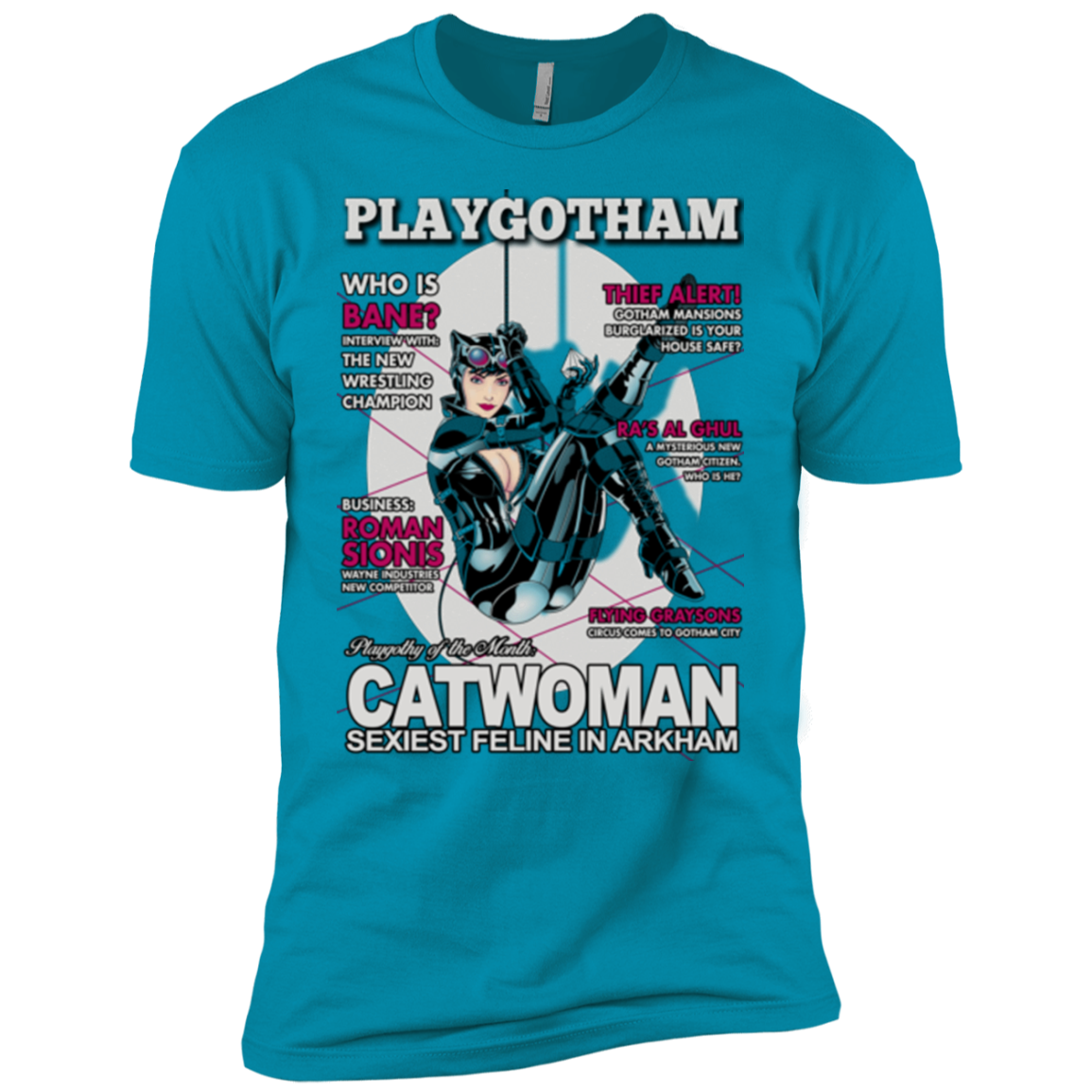 Catwoman PlayGotham Boys Premium T-Shirt