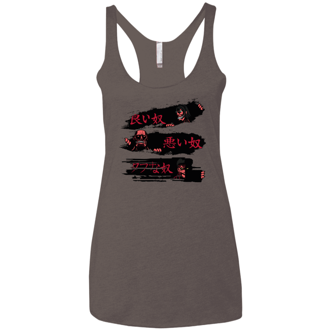 The Good The Bad And The Tough Women's Triblend Racerback Tank