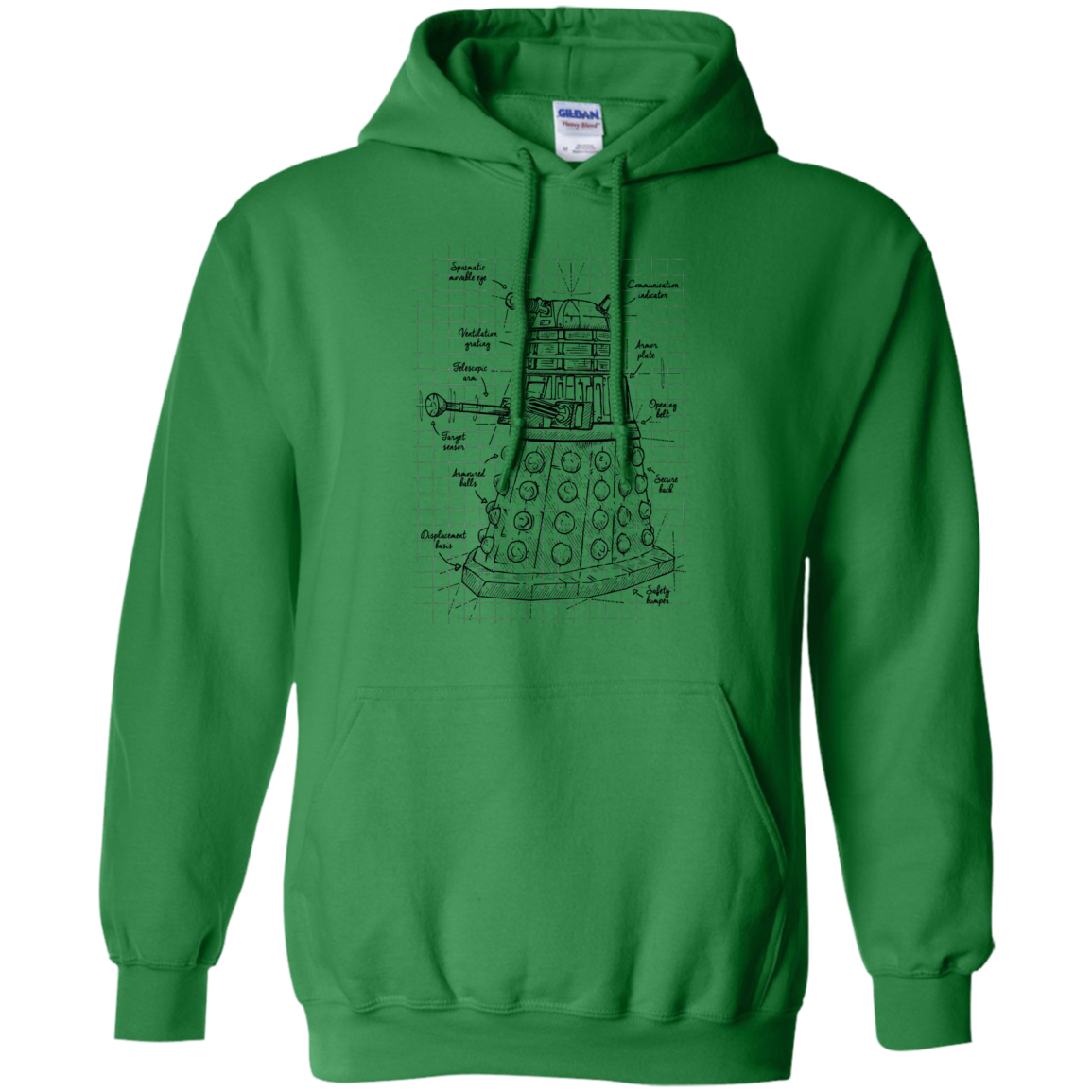 Dalek Plan Pullover Hoodie