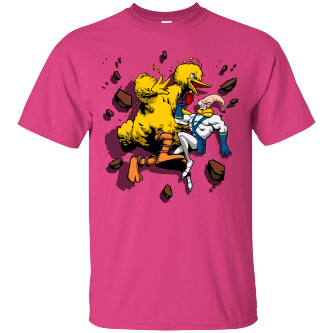 Big Bird and Worm T-Shirt