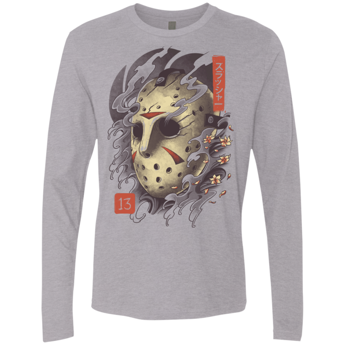 Oni Jason Mask Men's Premium Long Sleeve
