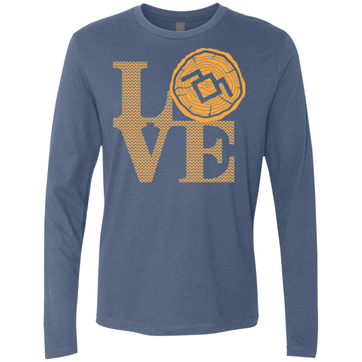 LOVE TWIN PEAKS Men's Premium Long Sleeve