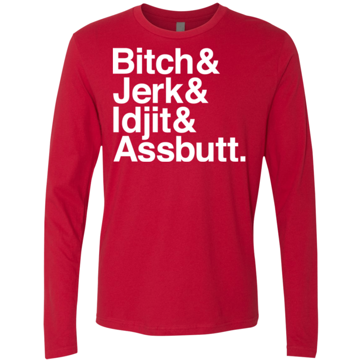 Team Free Will Helvetica Men's Premium Long Sleeve
