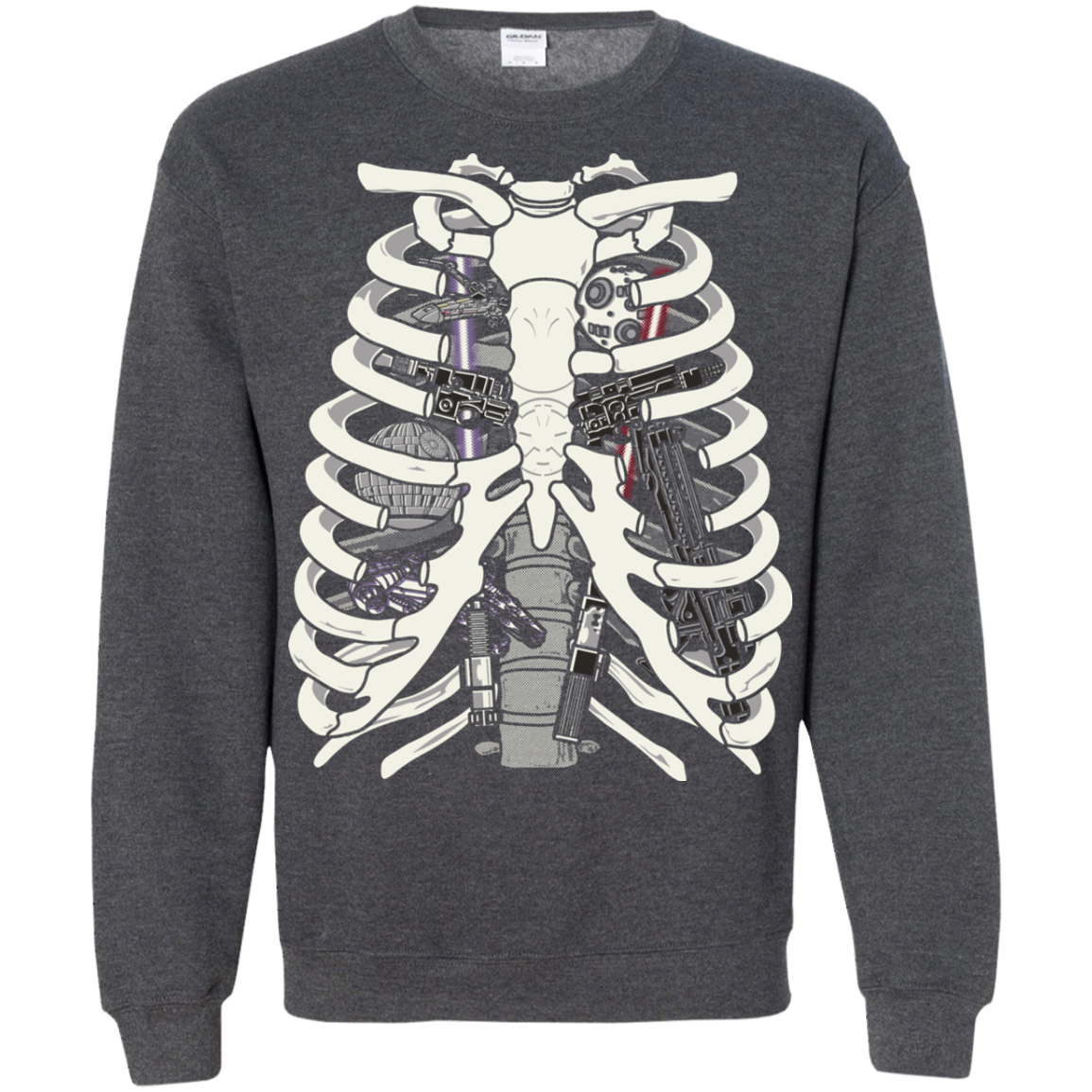 Anatomy of a Galaxy Far Away Crewneck Sweatshirt