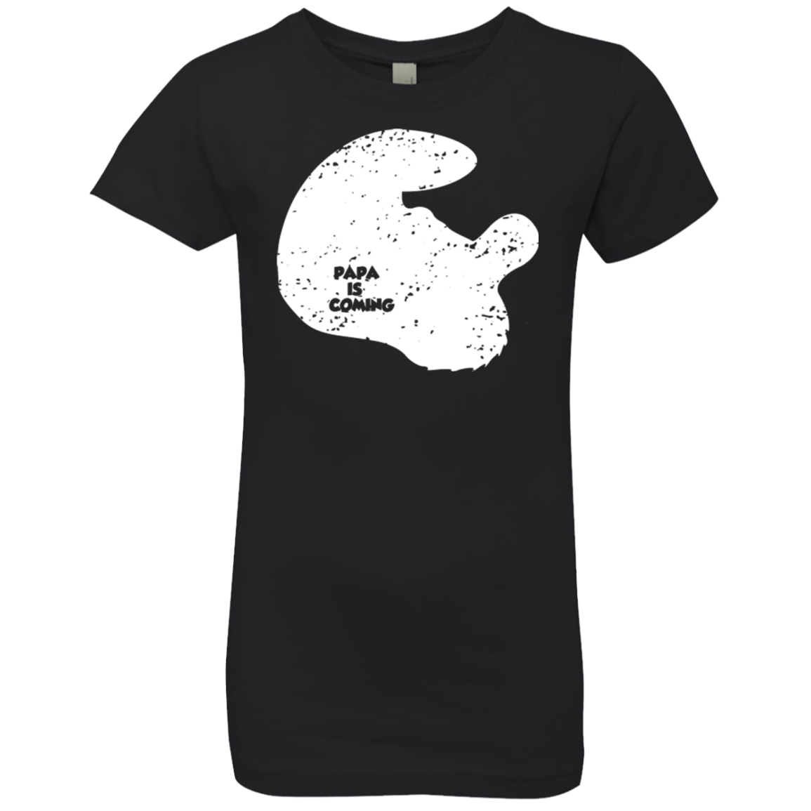 Papa Is Coming Girls Premium T-Shirt