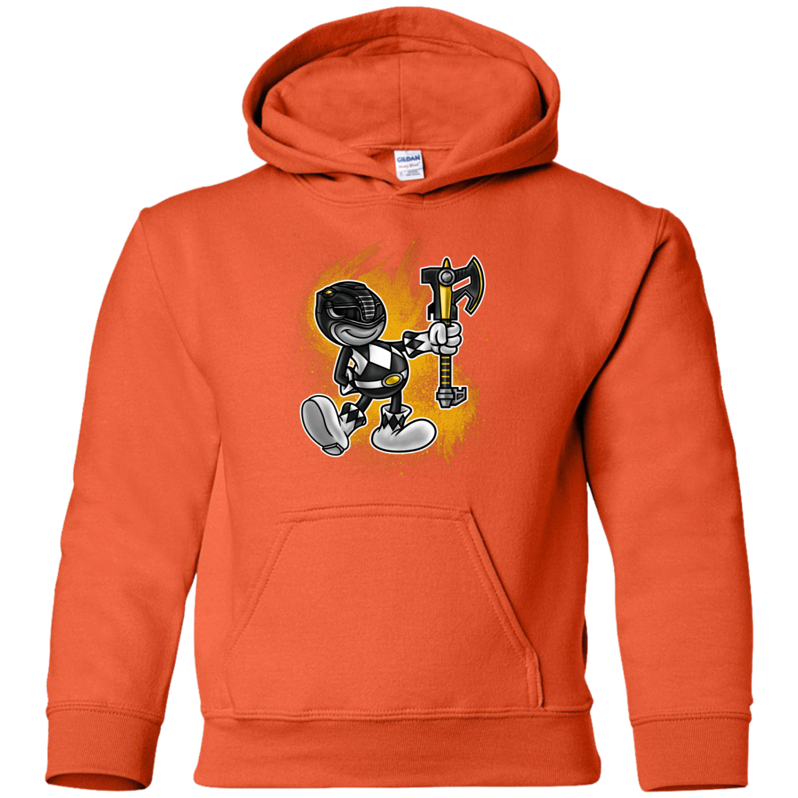 Black Ranger Artwork Youth Hoodie
