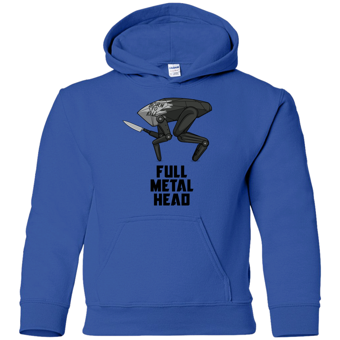Full Metal Head Youth Hoodie