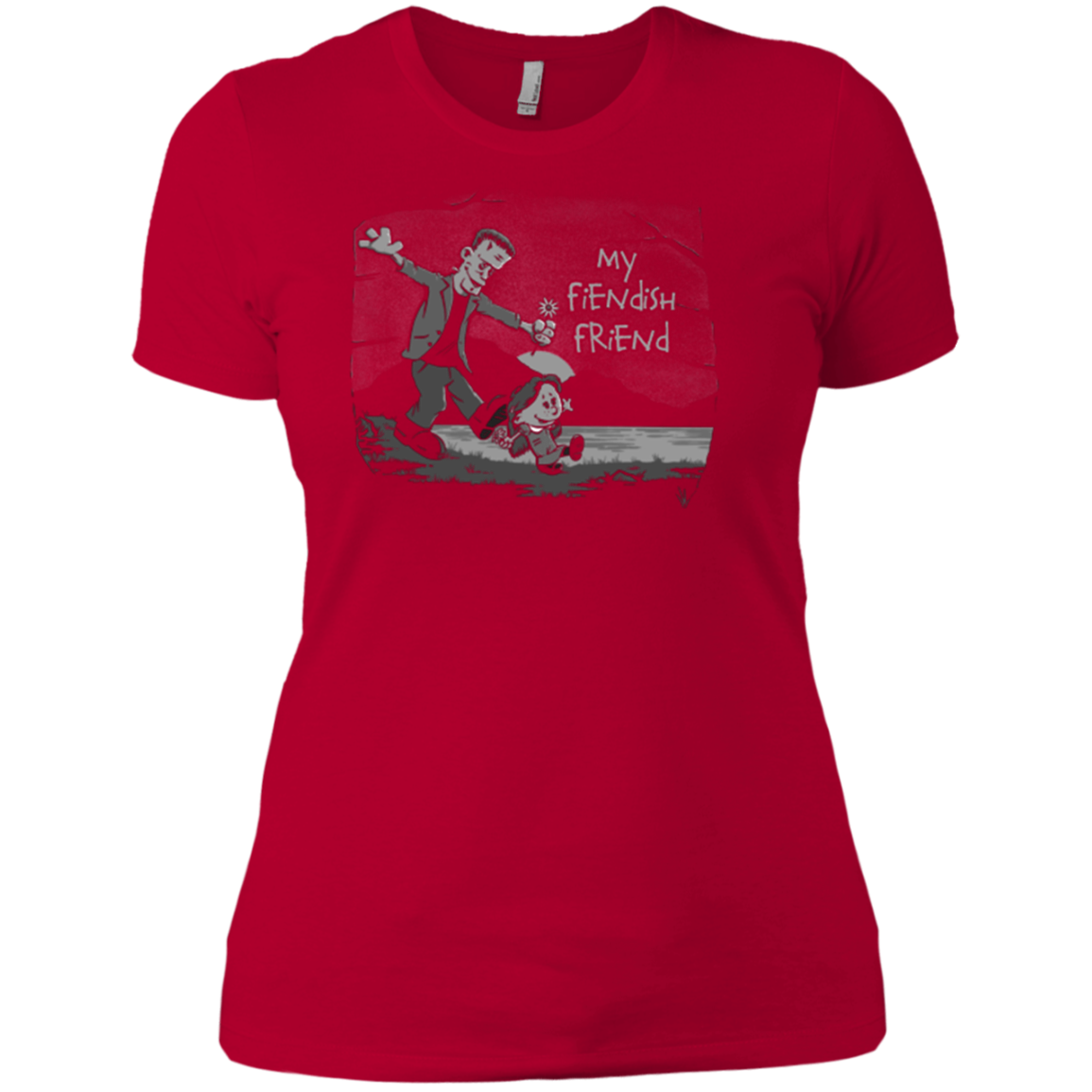 My Fiendish Friend Women's Premium T-Shirt