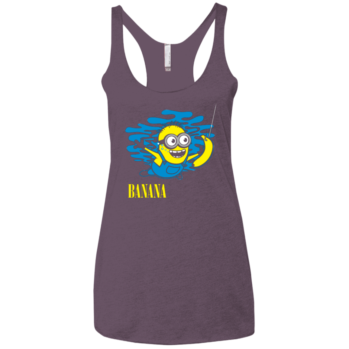 Nirvana Banana Women's Triblend Racerback Tank