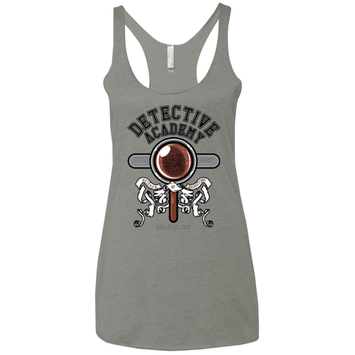 Detective Academy Women's Triblend Racerback Tank