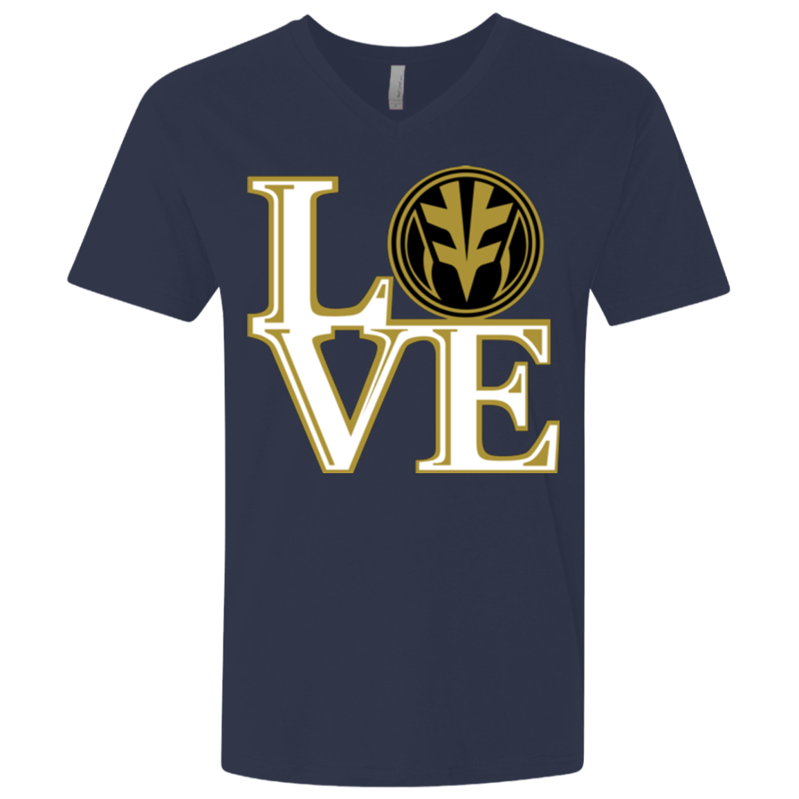 White Ranger LOVE Men's Premium V-Neck