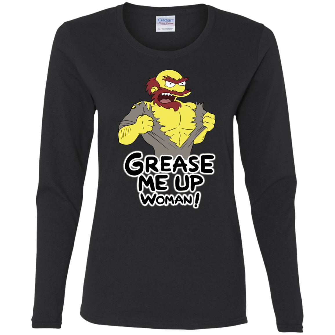 Grease Me Up Women's Long Sleeve T-Shirt