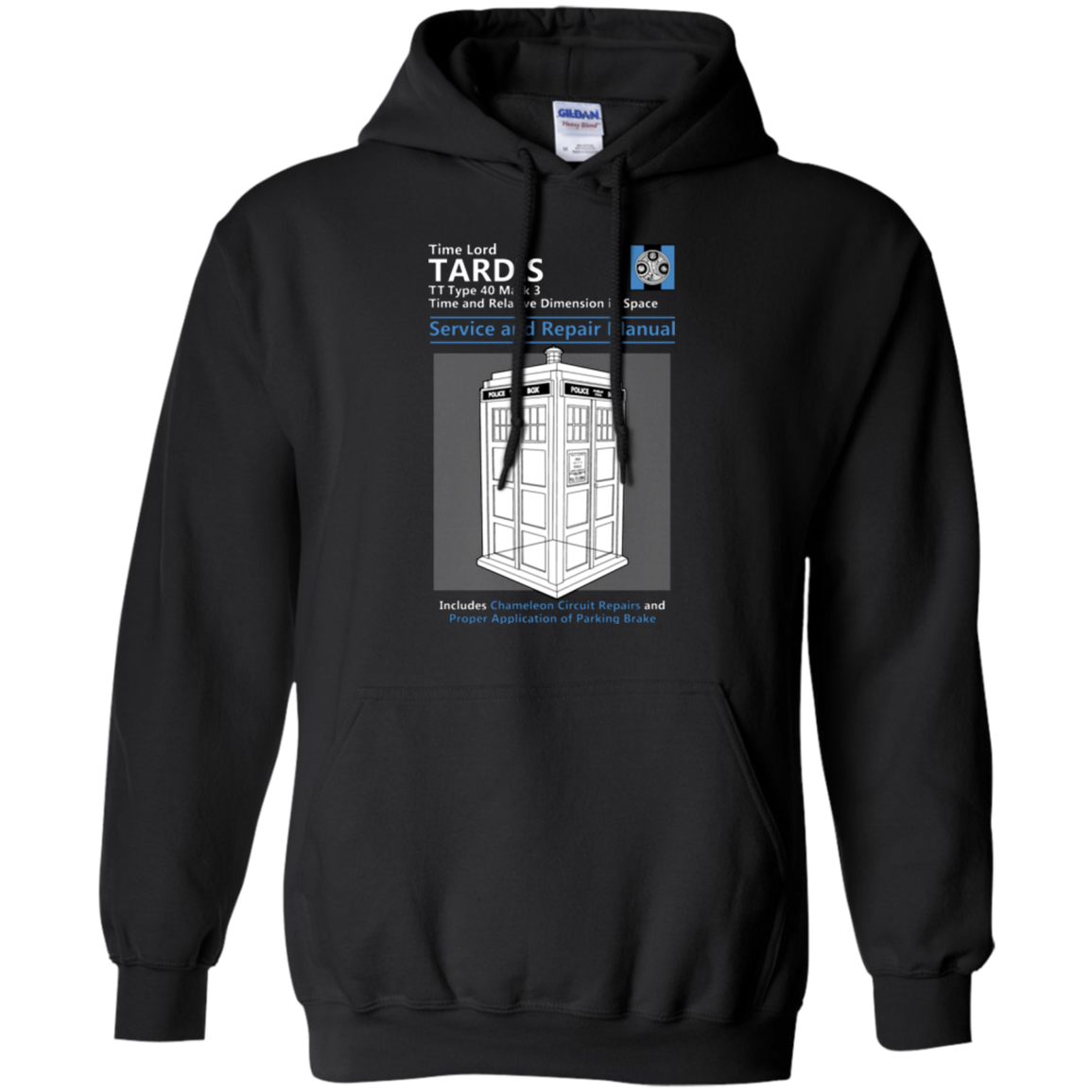 TARDIS SERVICE AND REPAIR MANUAL Pullover Hoodie