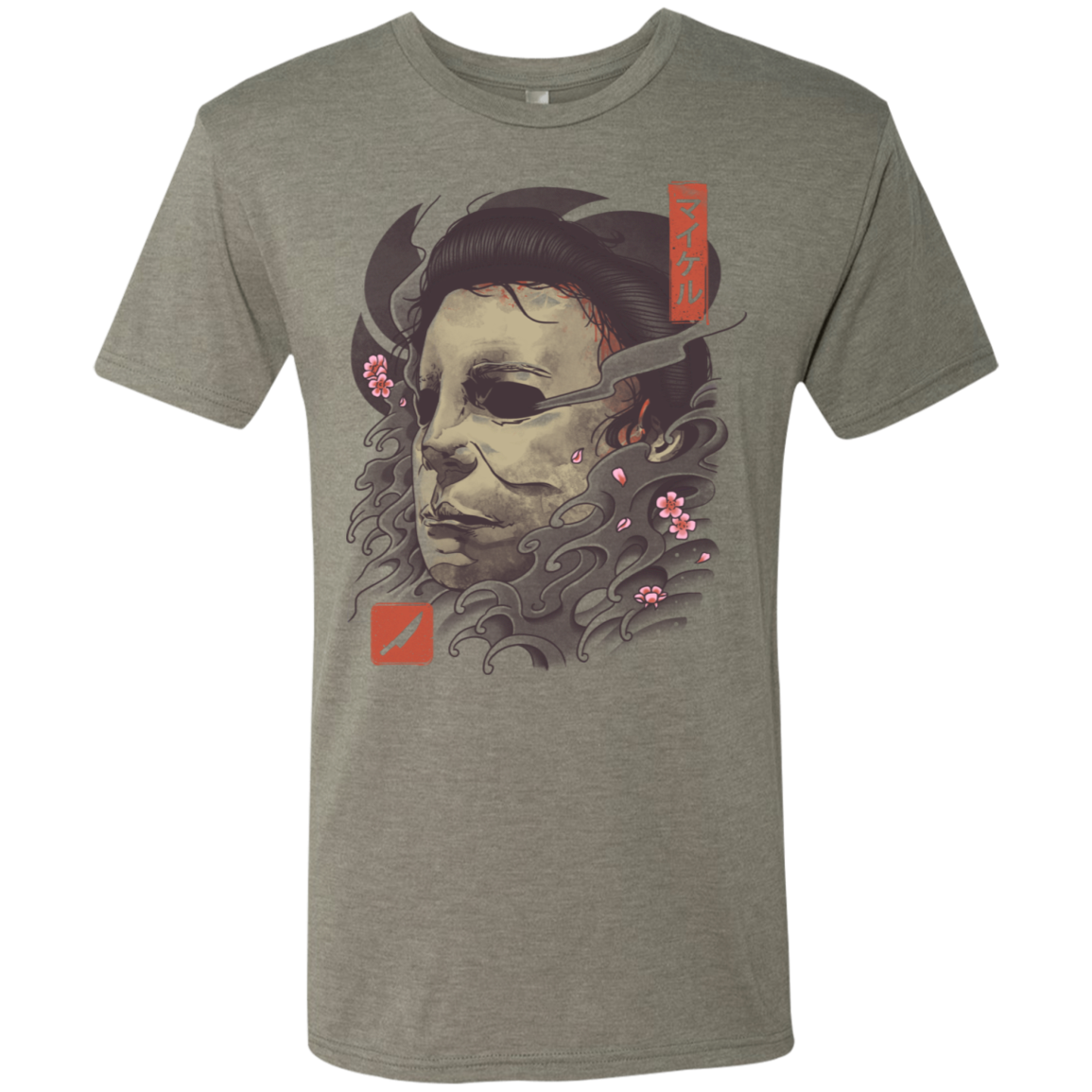 Oni Slasher Mask Men's Triblend T-Shirt