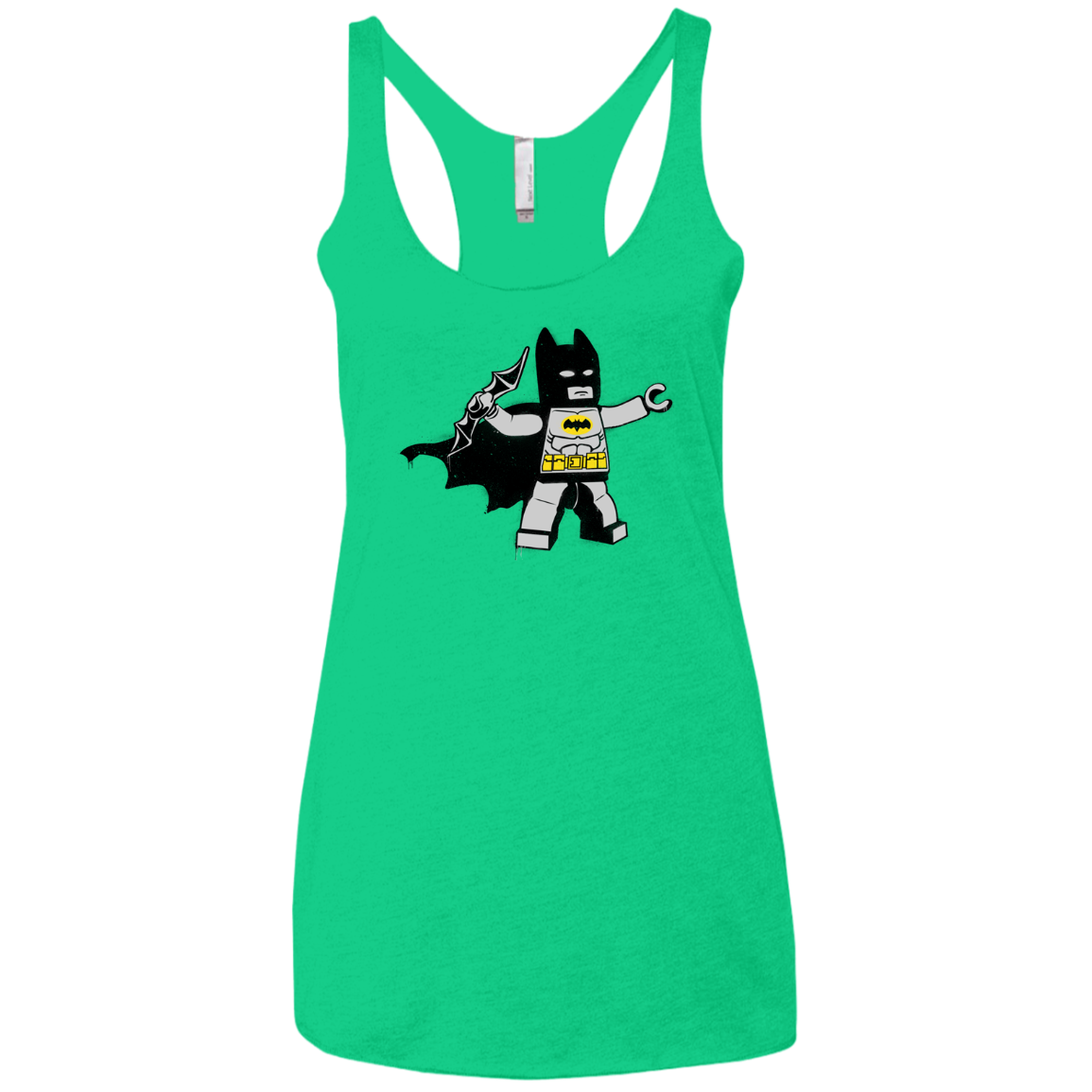 Batsy Lego Women's Triblend Racerback Tank