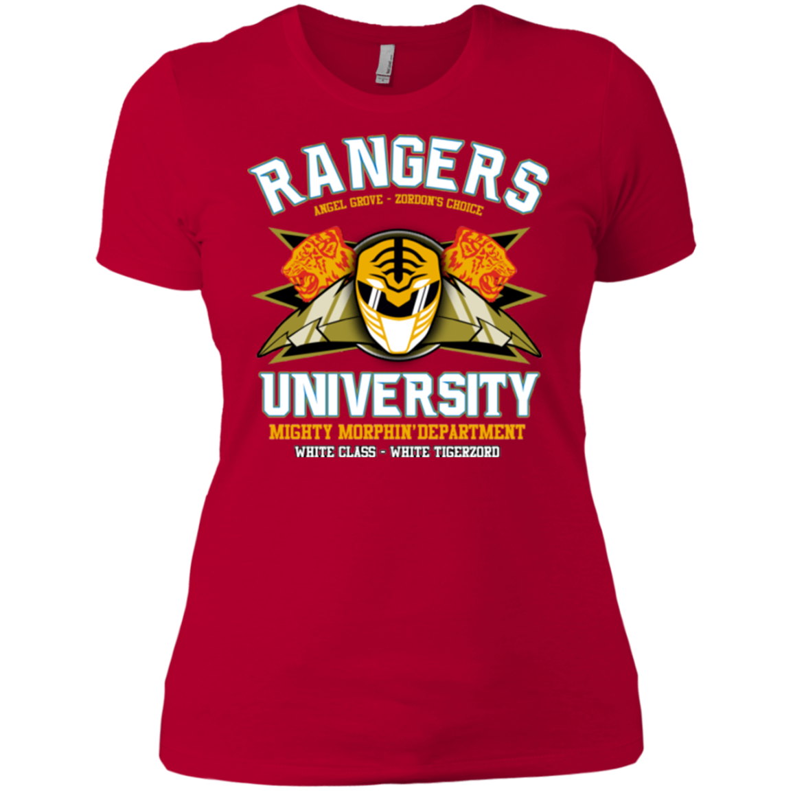 Rangers U White Ranger Women's Premium T-Shirt