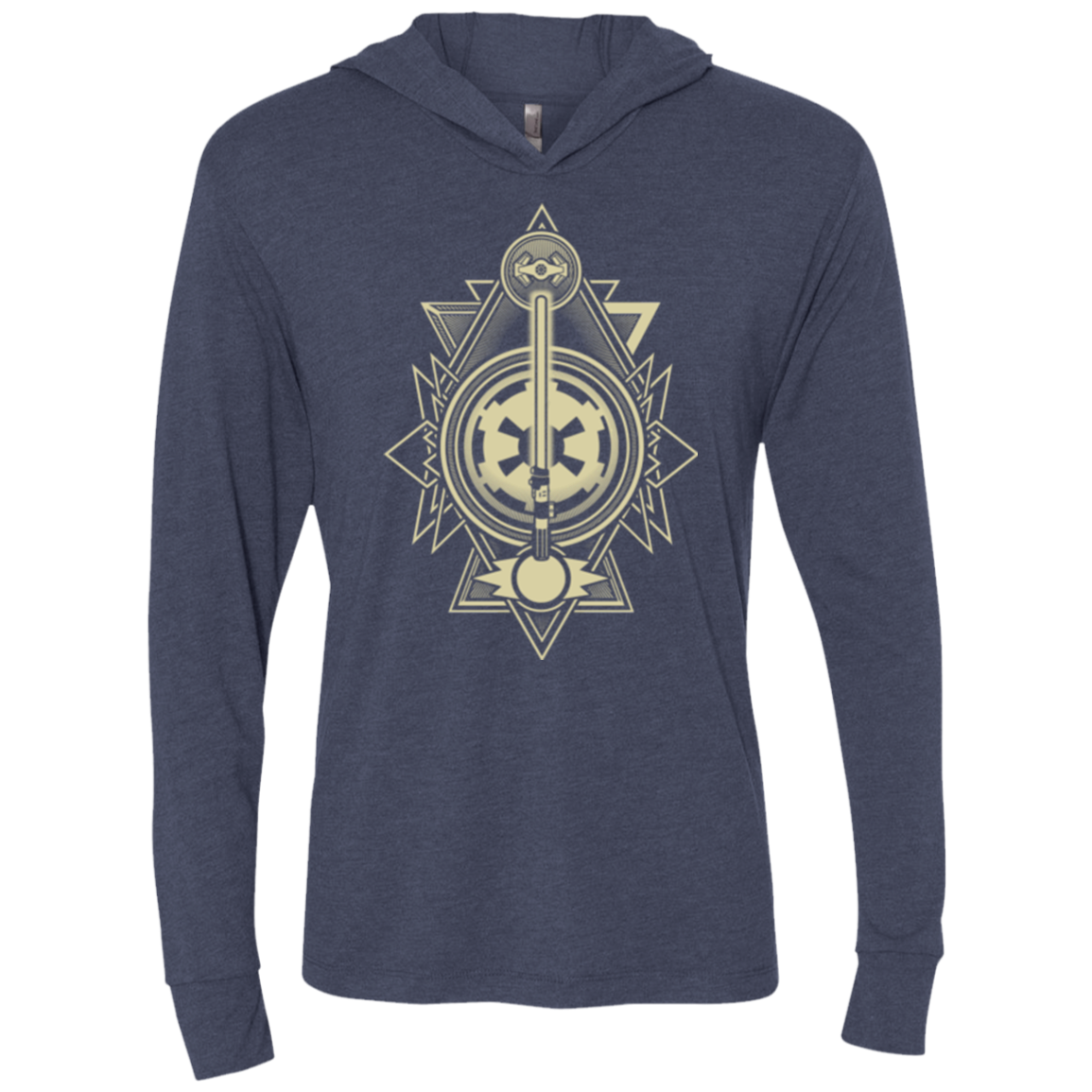 Empire Association Triblend Long Sleeve Hoodie Tee