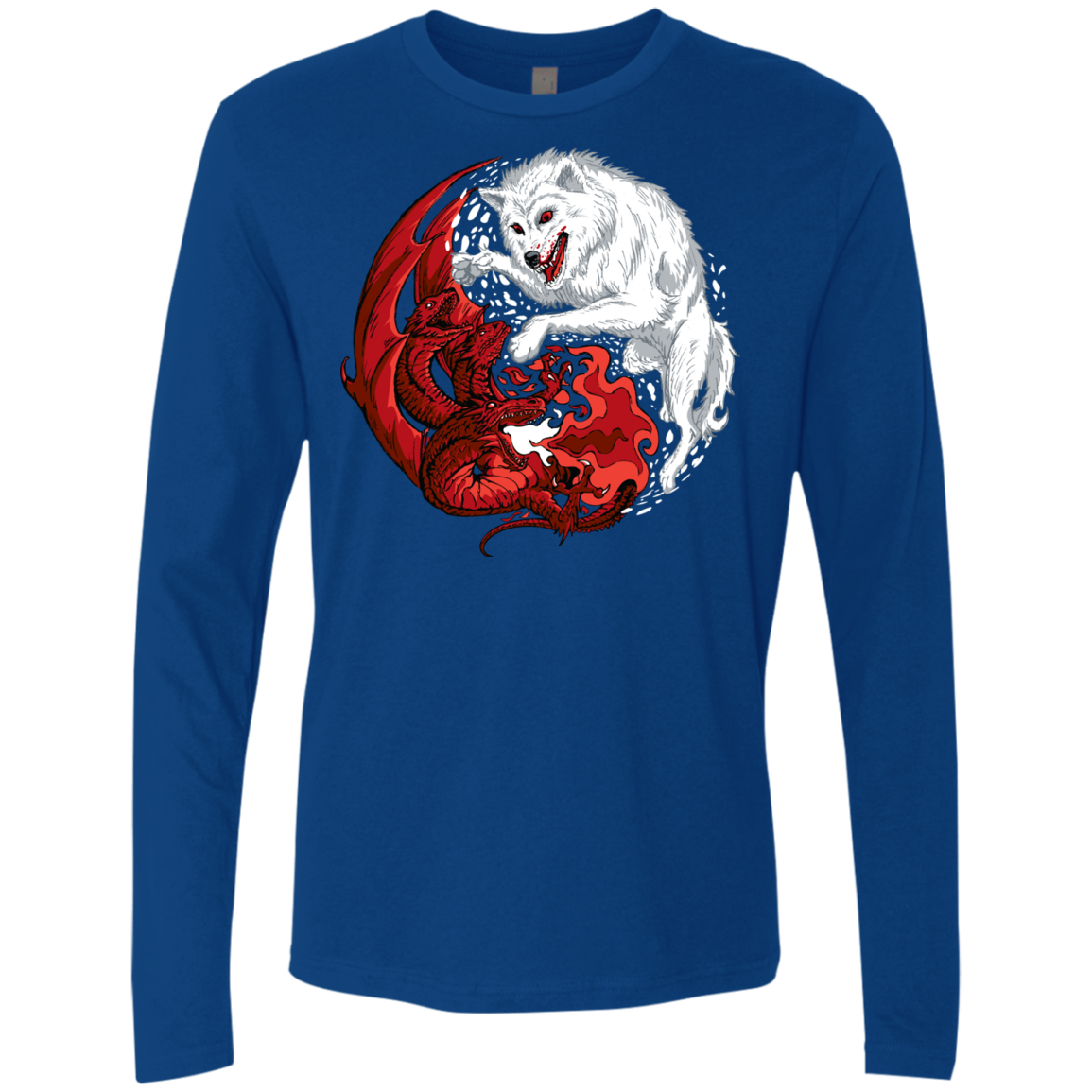 Ice and Fire Men's Premium Long Sleeve