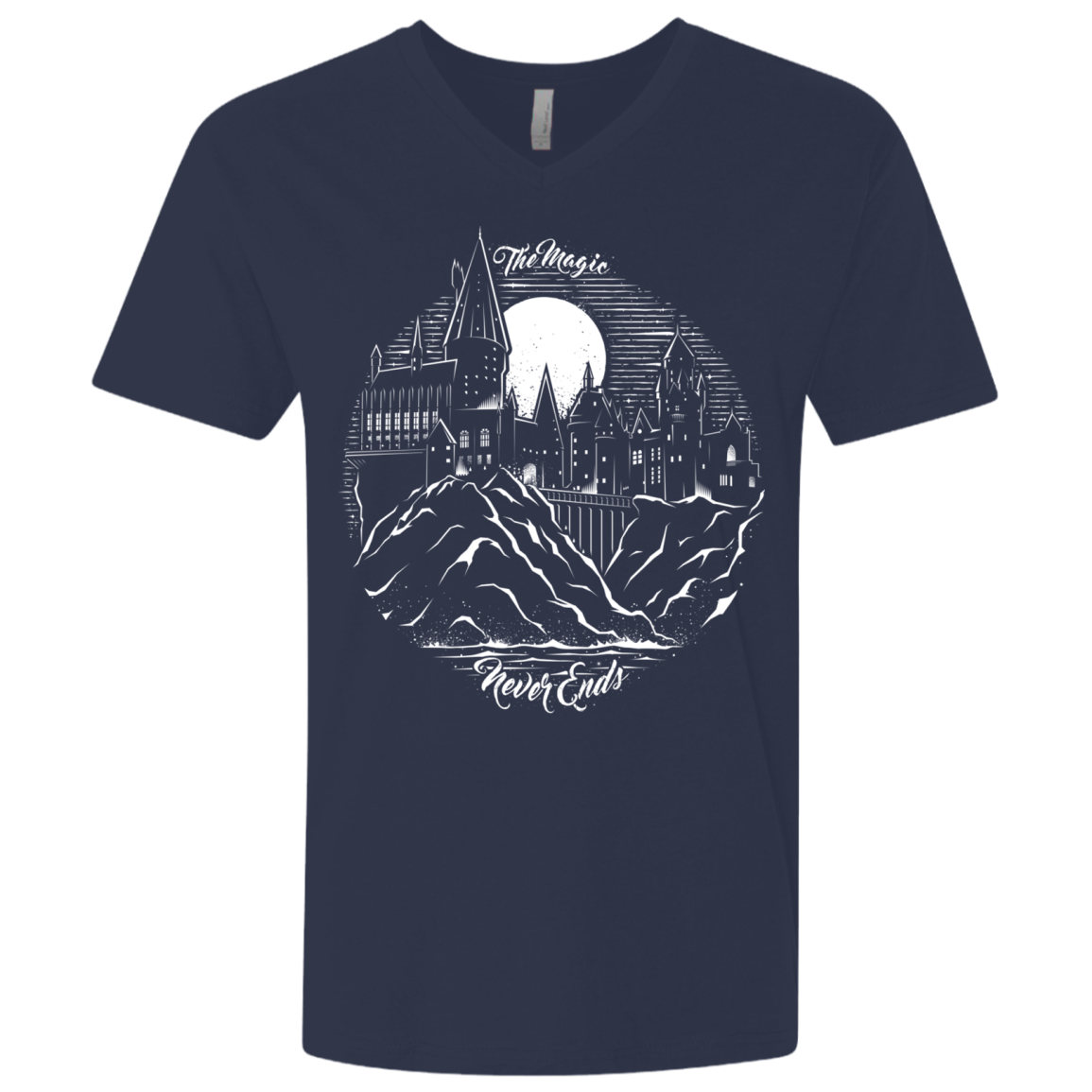 The Magic Never Ends Men's Premium V-Neck