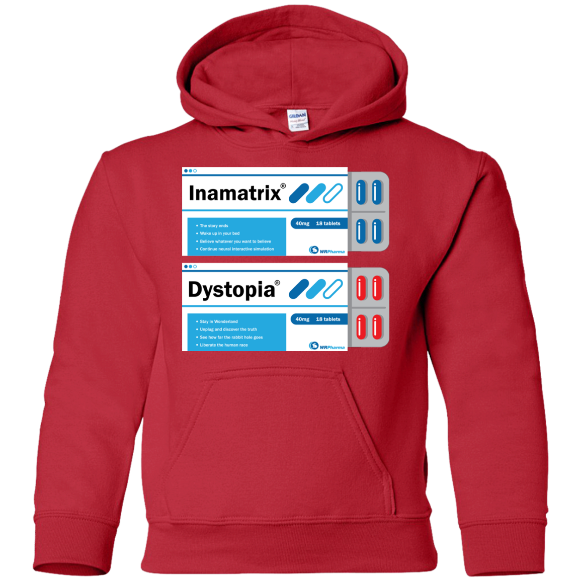 Red or Blue Youth Hoodie