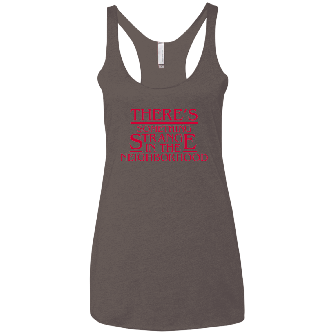 Strange Hawkins Women's Triblend Racerback Tank