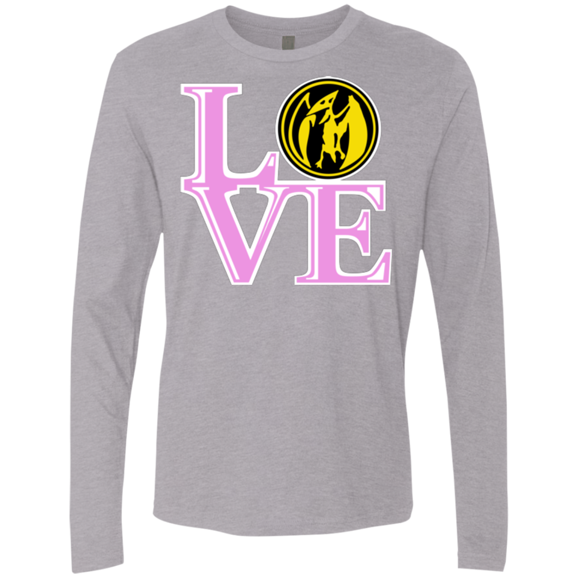 Pink Ranger LOVE Men's Premium Long Sleeve