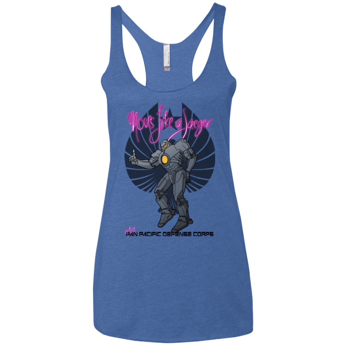 Moves Like A Jaegger Women's Triblend Racerback Tank
