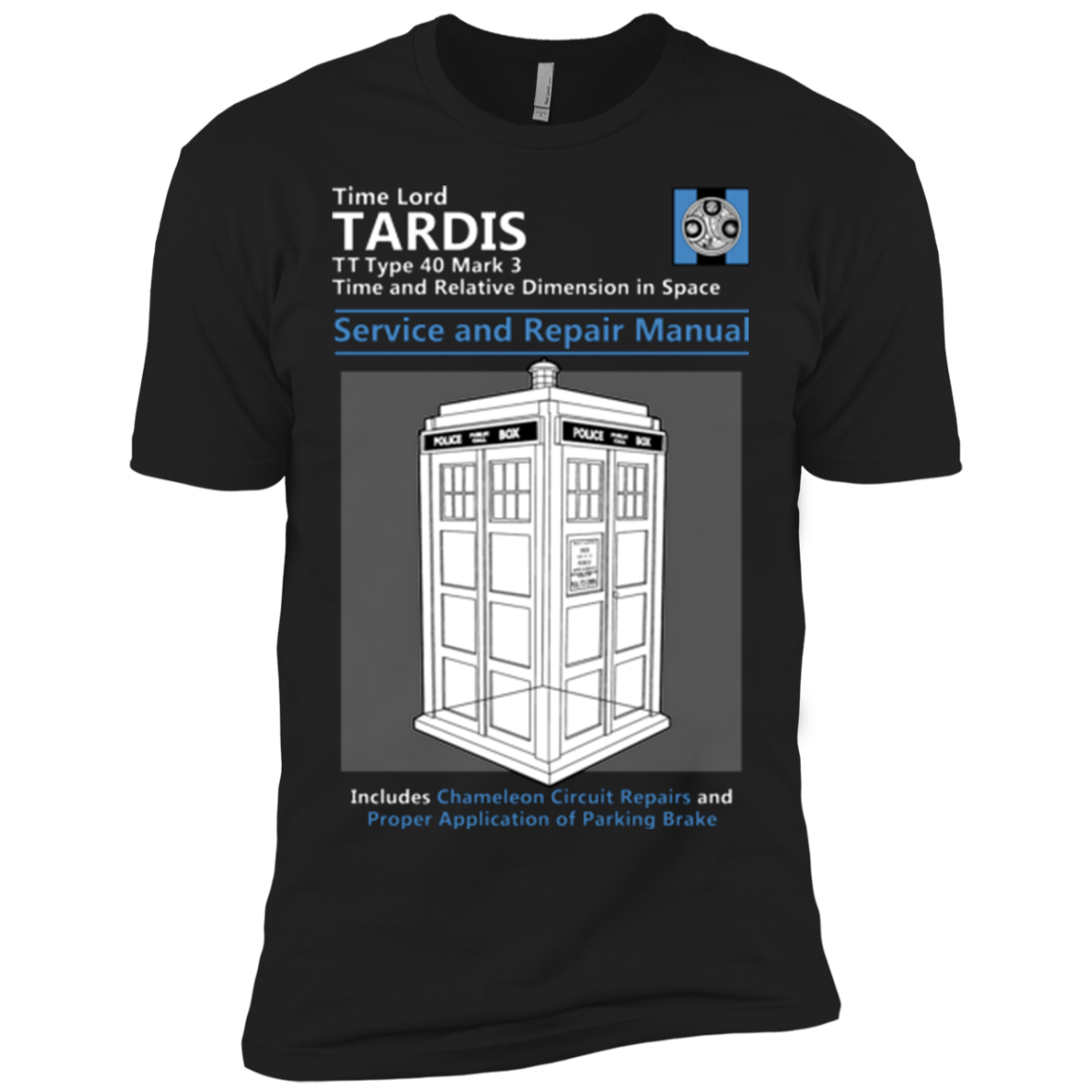 TARDIS SERVICE AND REPAIR MANUAL Men's Premium T-Shirt