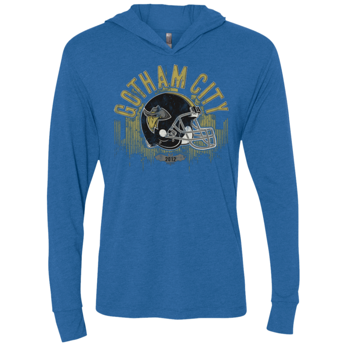 Gotham Rogues Triblend Long Sleeve Hoodie Tee