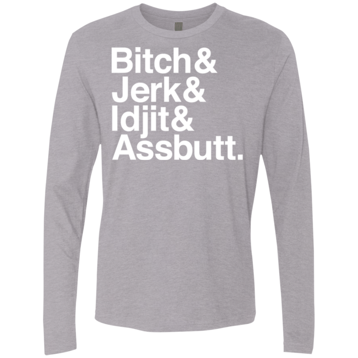 Team Free Will Helvetica Men's Premium Long Sleeve