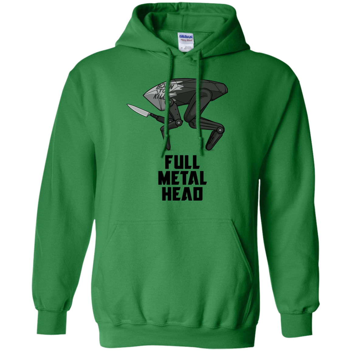 Full Metal Head Pullover Hoodie