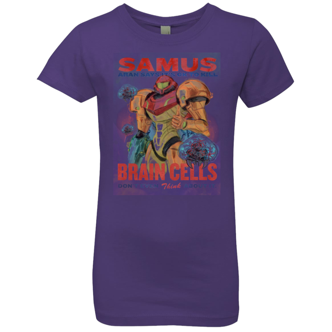 Samus Aran Propaganda Girls Premium T-Shirt