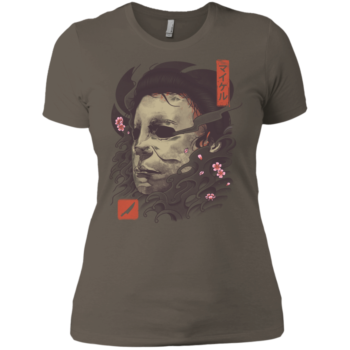 Oni Slasher Mask Women's Premium T-Shirt