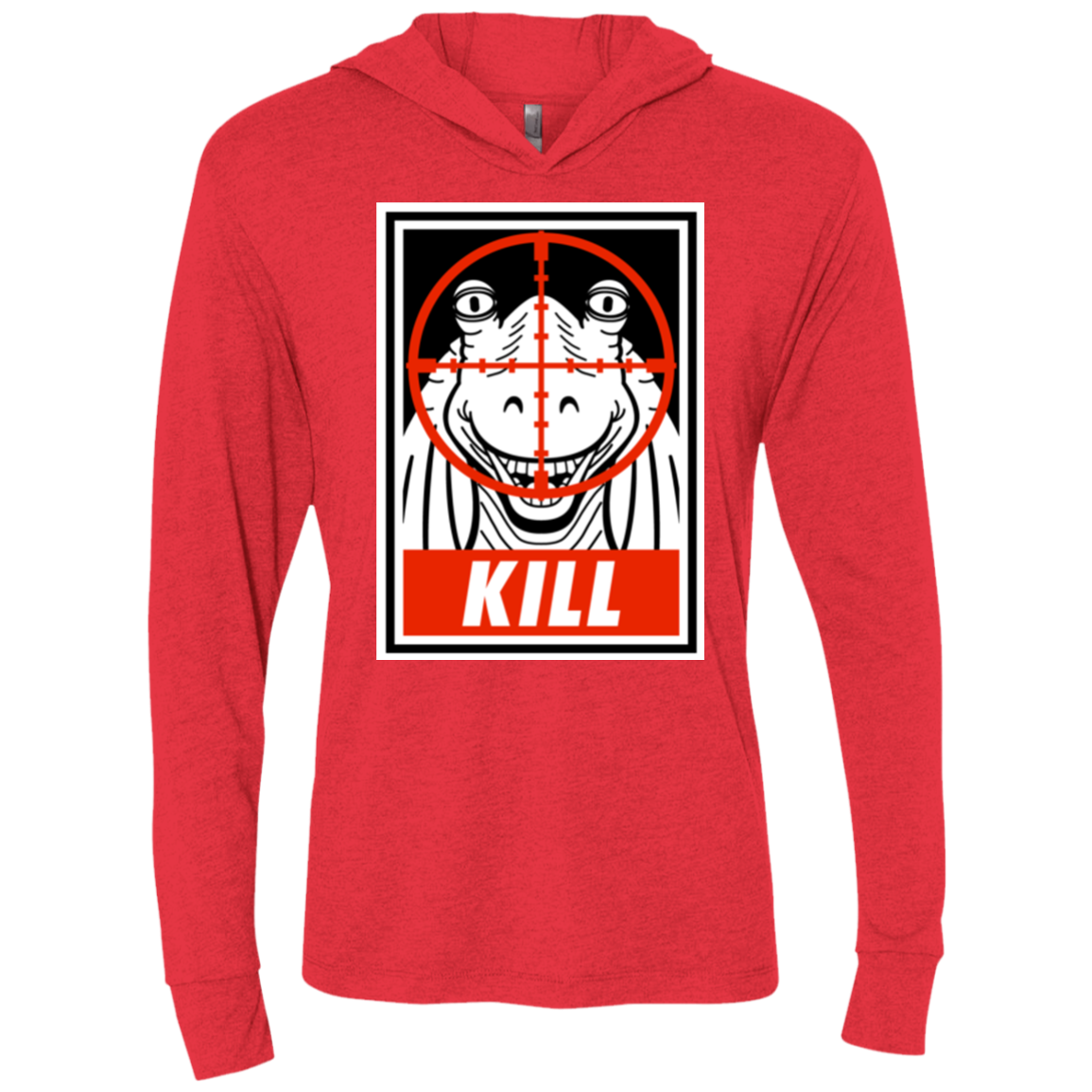 Kill Triblend Long Sleeve Hoodie Tee