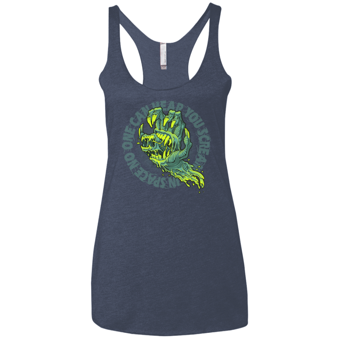 The Hand That Feeds Women's Triblend Racerback Tank