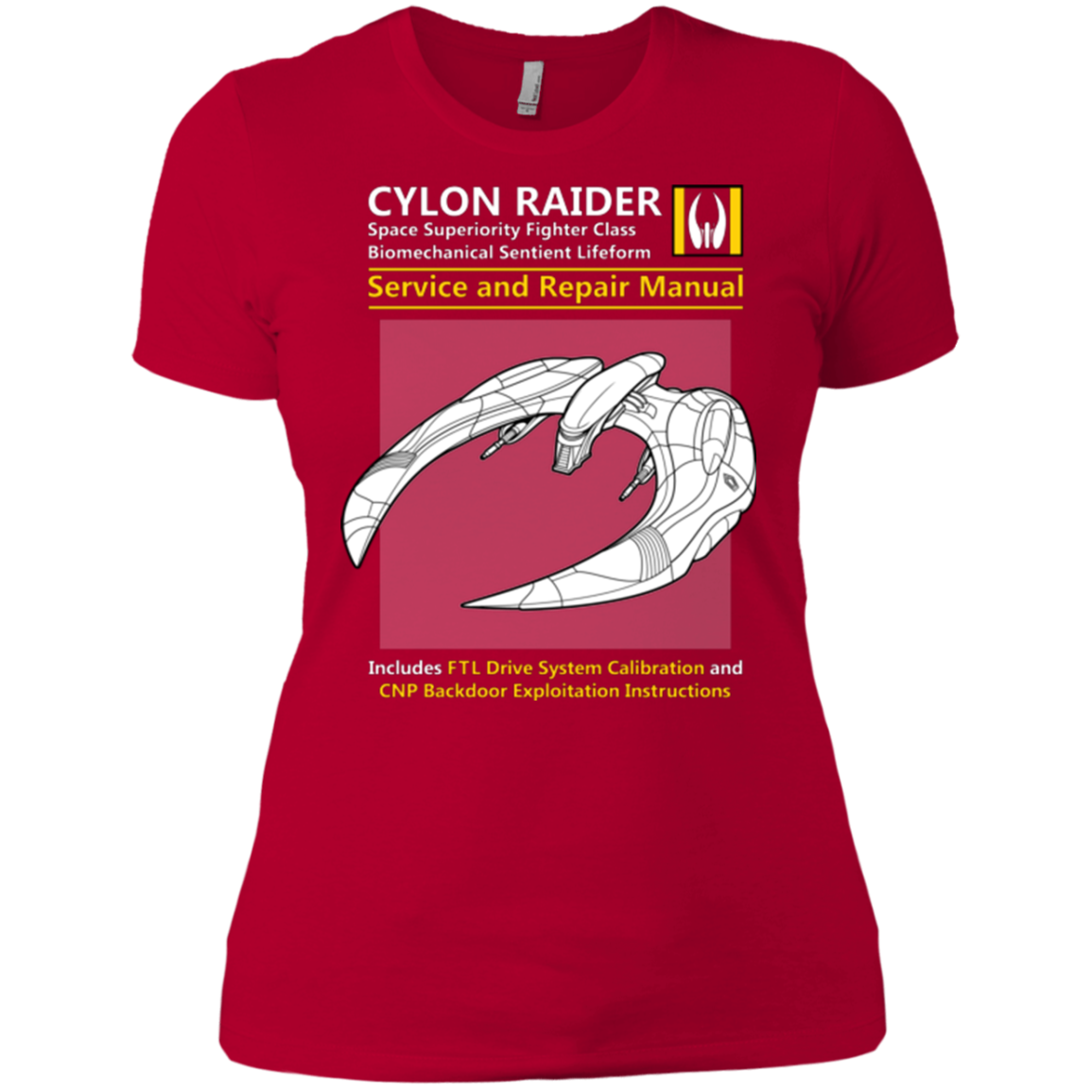 CYLON RAIDER SERVICE & REPAIR MANUAL Women's Premium T-Shirt