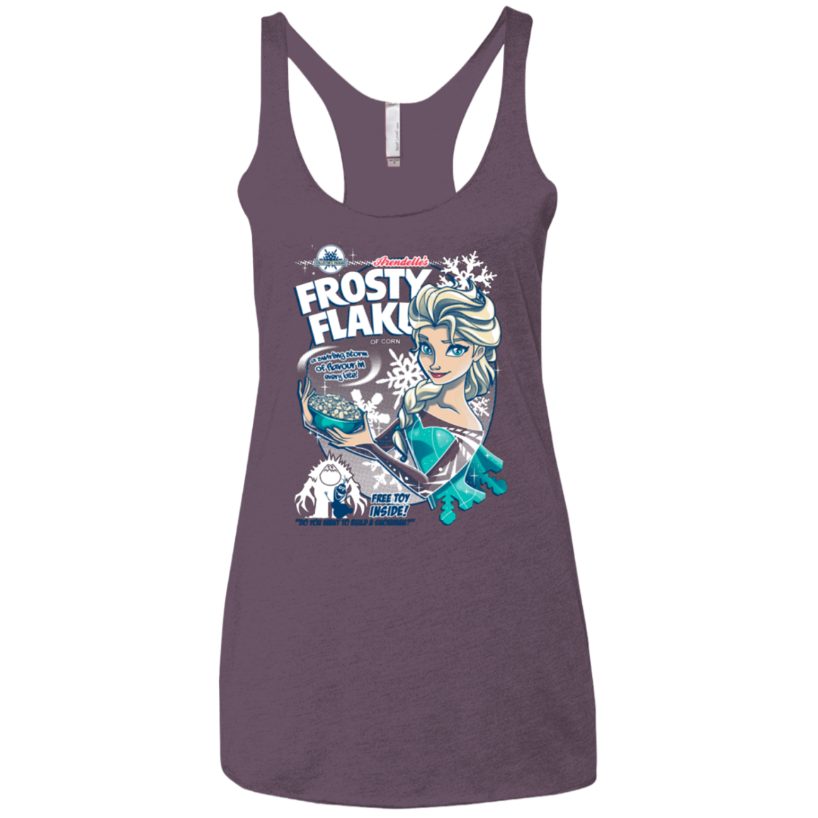 Frosty Flakes Women's Triblend Racerback Tank