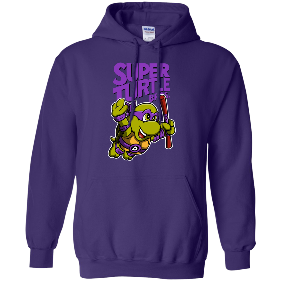 Super Turtle Bros Donnie Pullover Hoodie