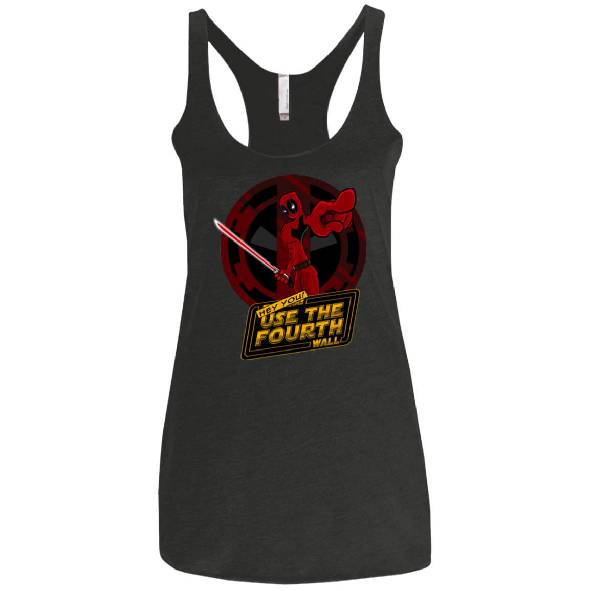 Use The Fourth Wall Women's Triblend Racerback Tank