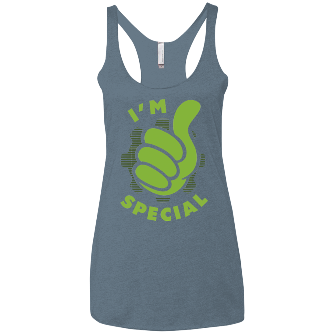 Special Dweller Women's Triblend Racerback Tank