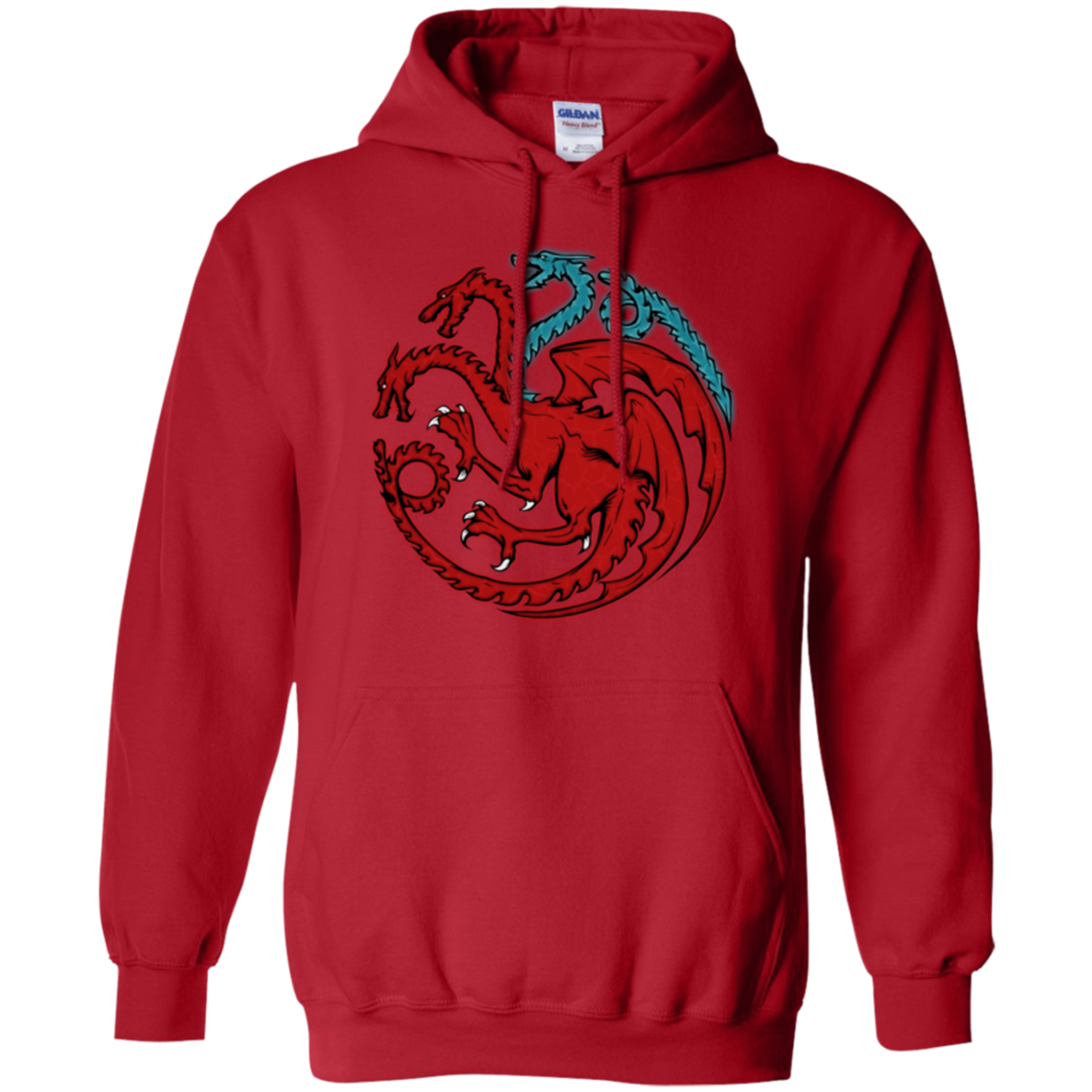 Trinity of fire and ice V2 Pullover Hoodie