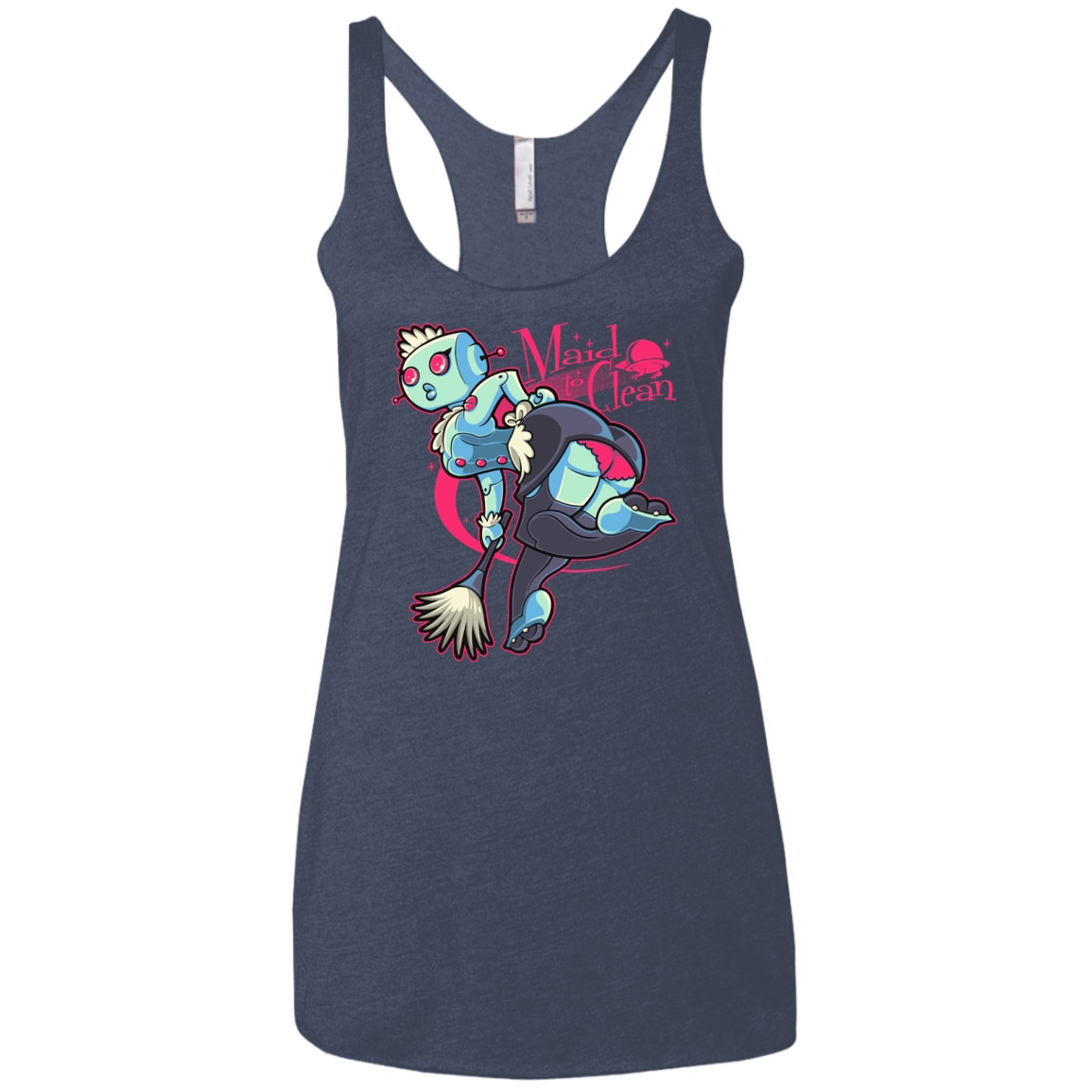 Made To Clean Women's Triblend Racerback Tank