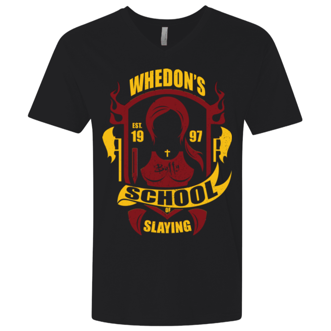 School of Slaying Men's Premium V-Neck