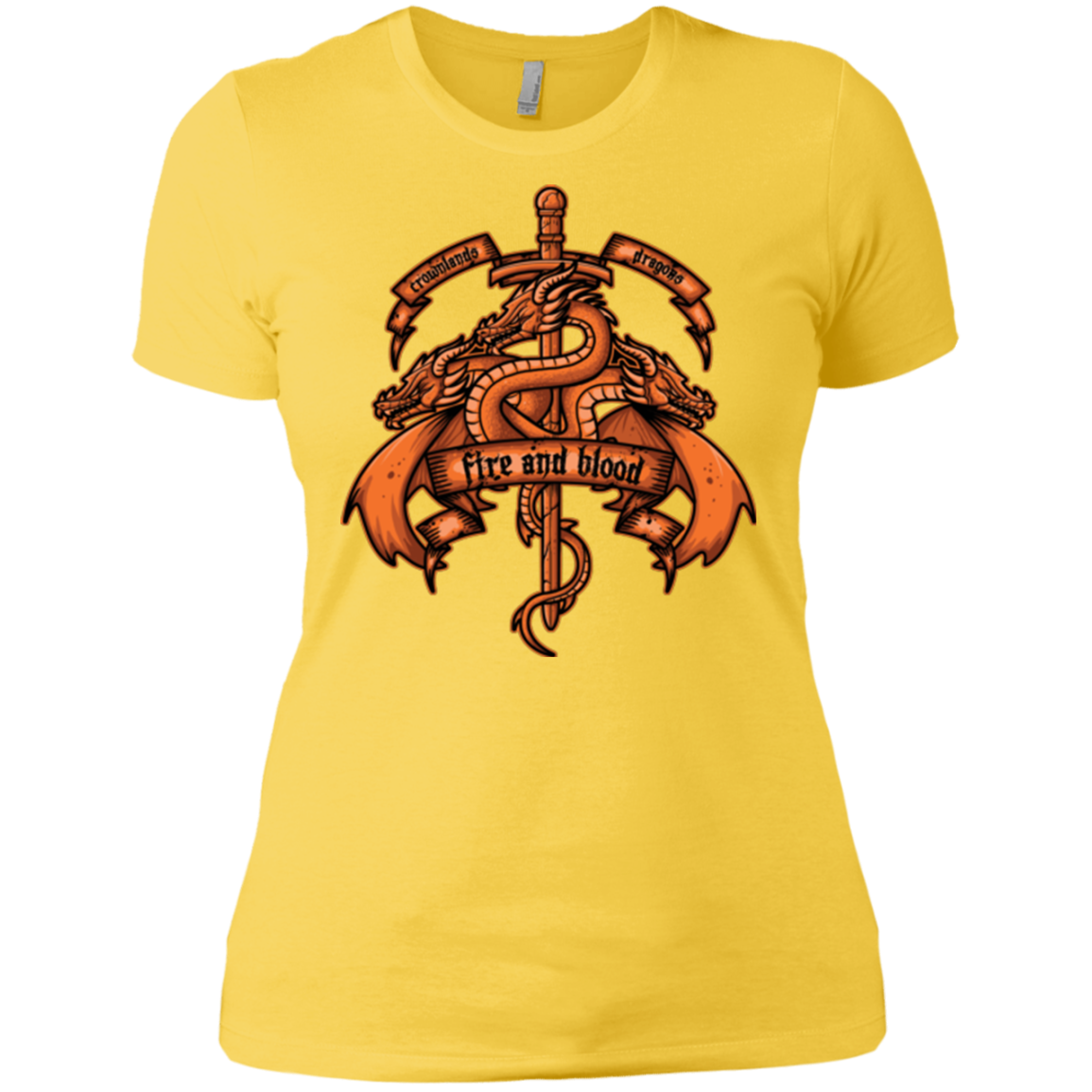 FIRE AND BLOOD Women's Premium T-Shirt