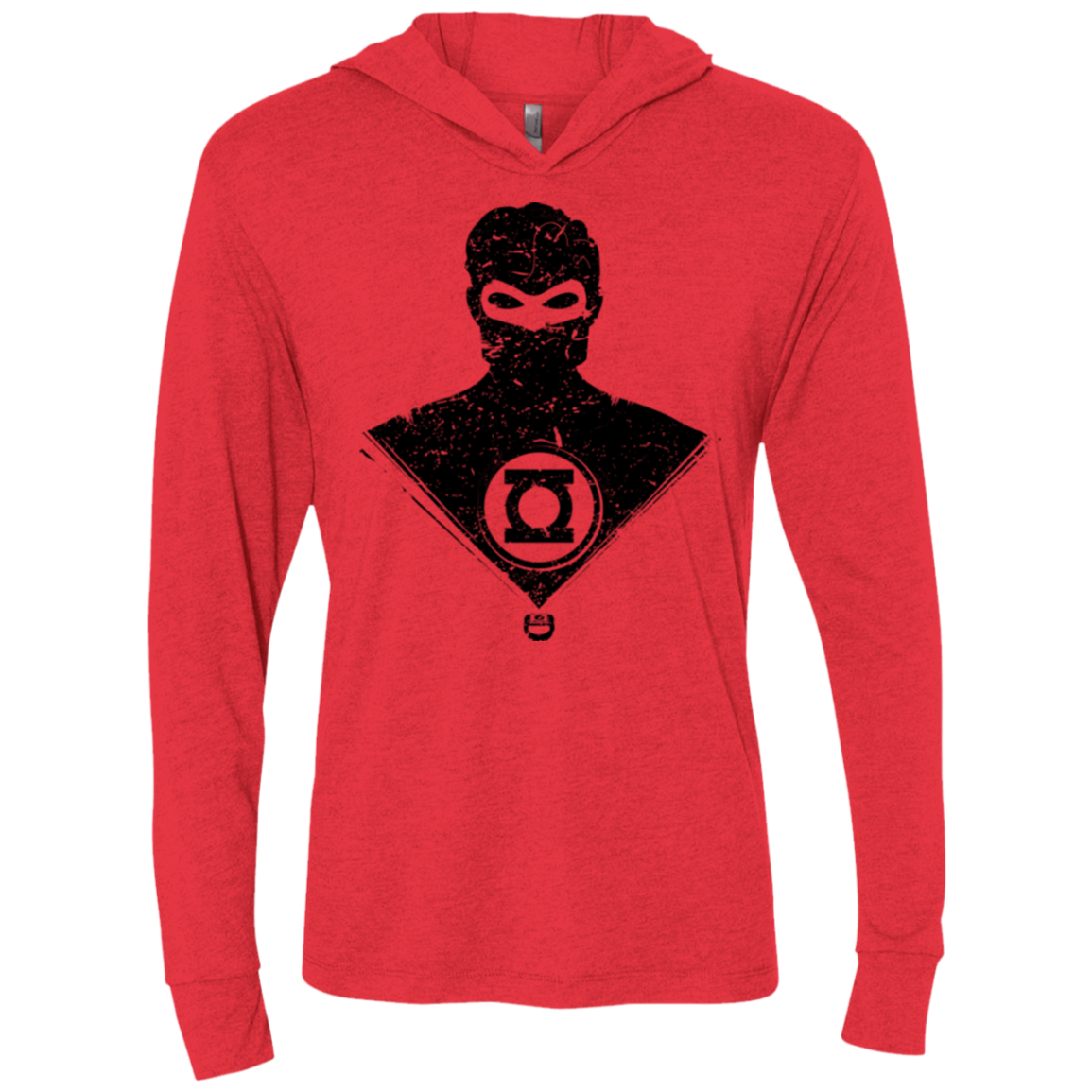 Ring Shadow Triblend Long Sleeve Hoodie Tee