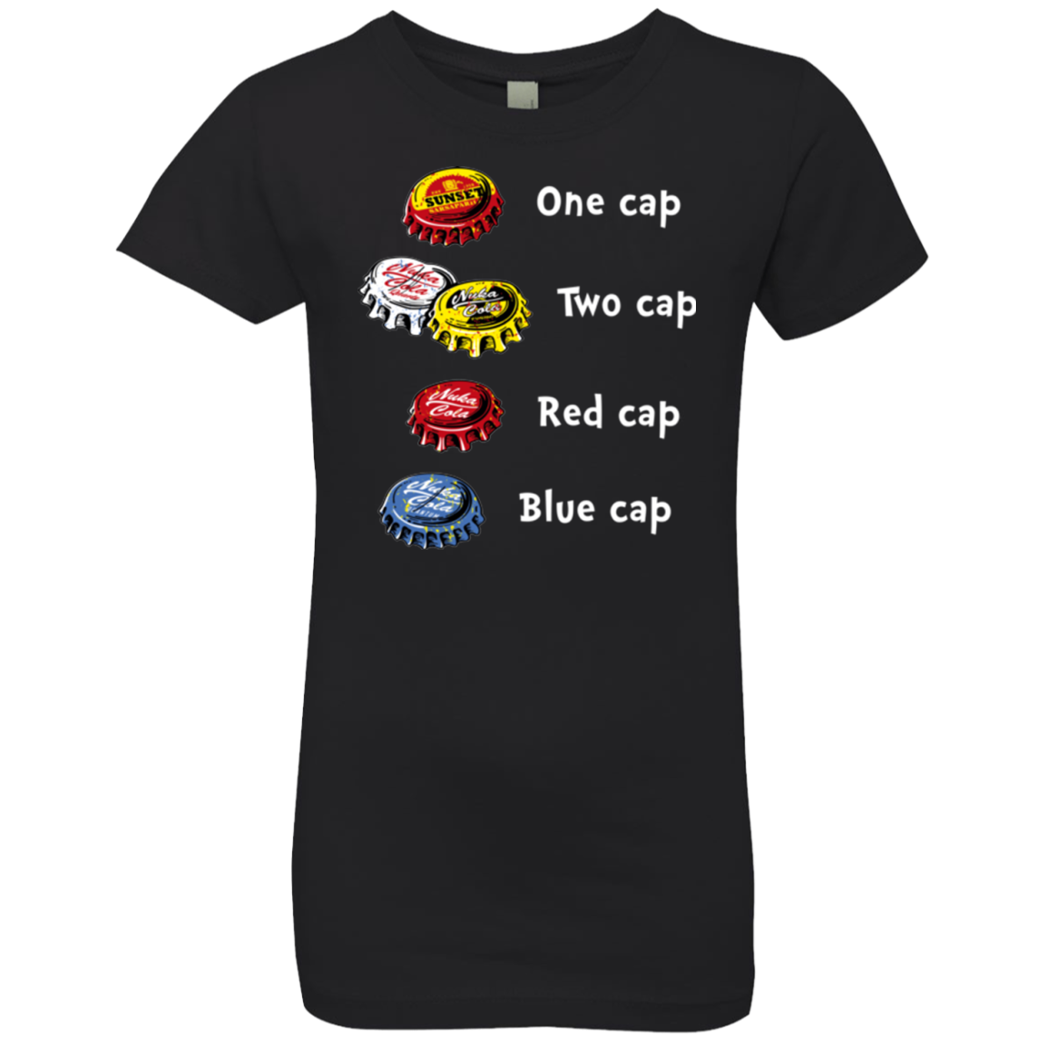 Bottle Caps Fever Girls Premium T-Shirt