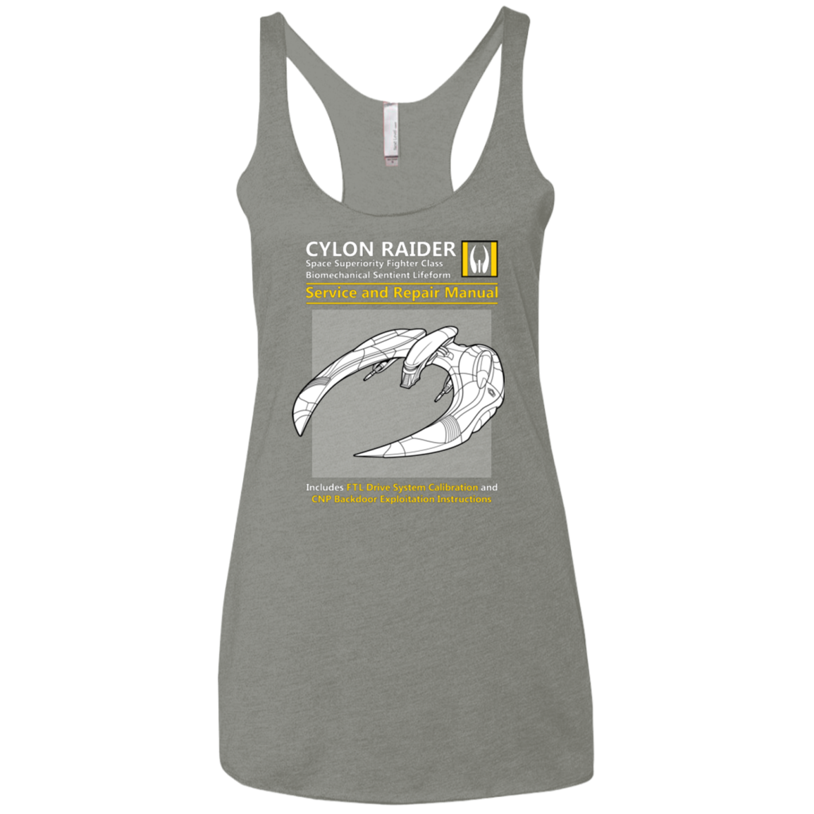 CYLON RAIDER SERVICE & REPAIR MANUAL Women's Triblend Racerback Tank