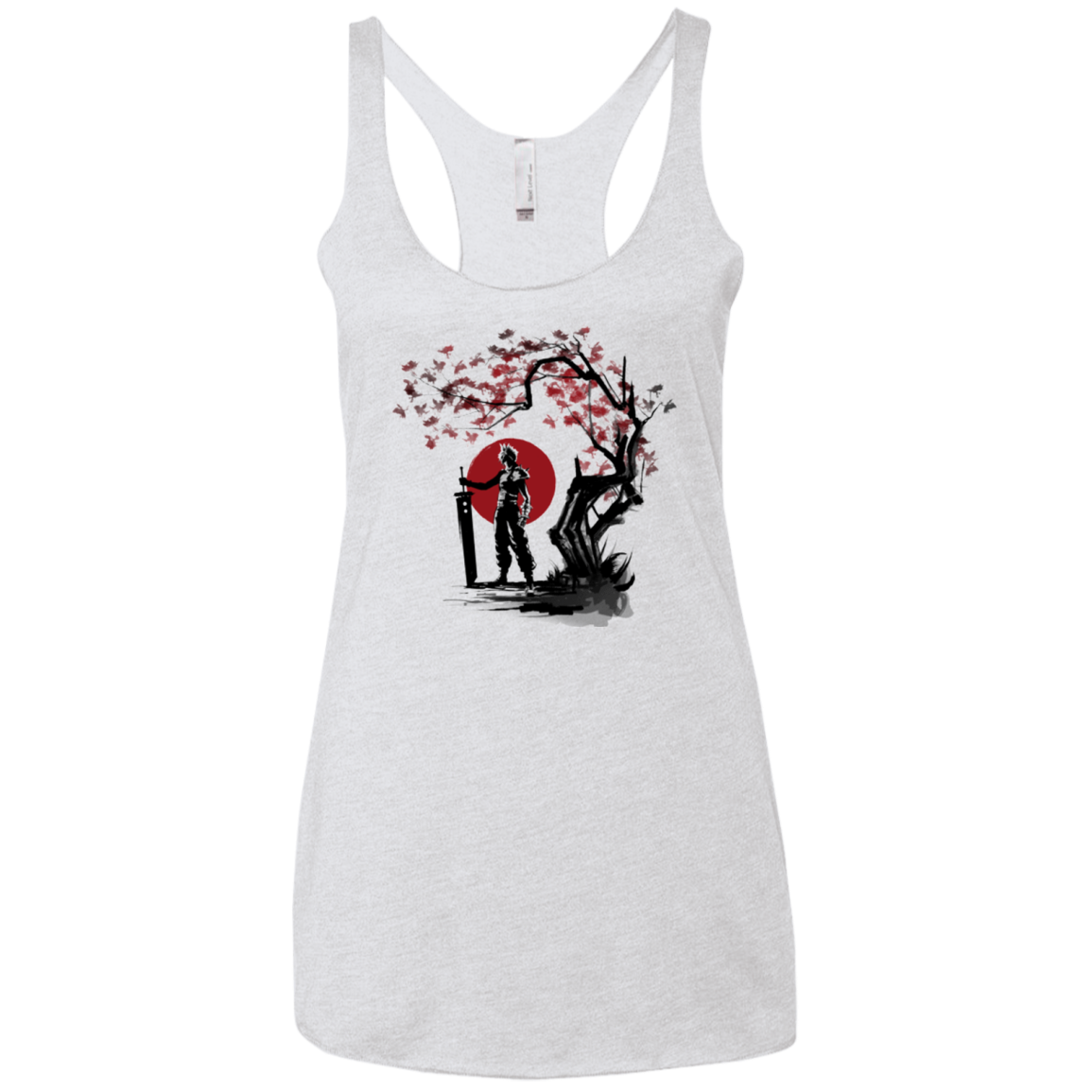 Ex-soldier under the sun Women's Triblend Racerback Tank