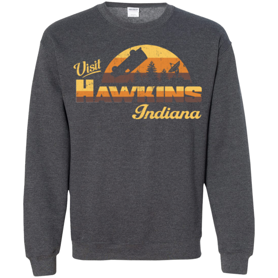 Visit Hawkins Crewneck Sweatshirt