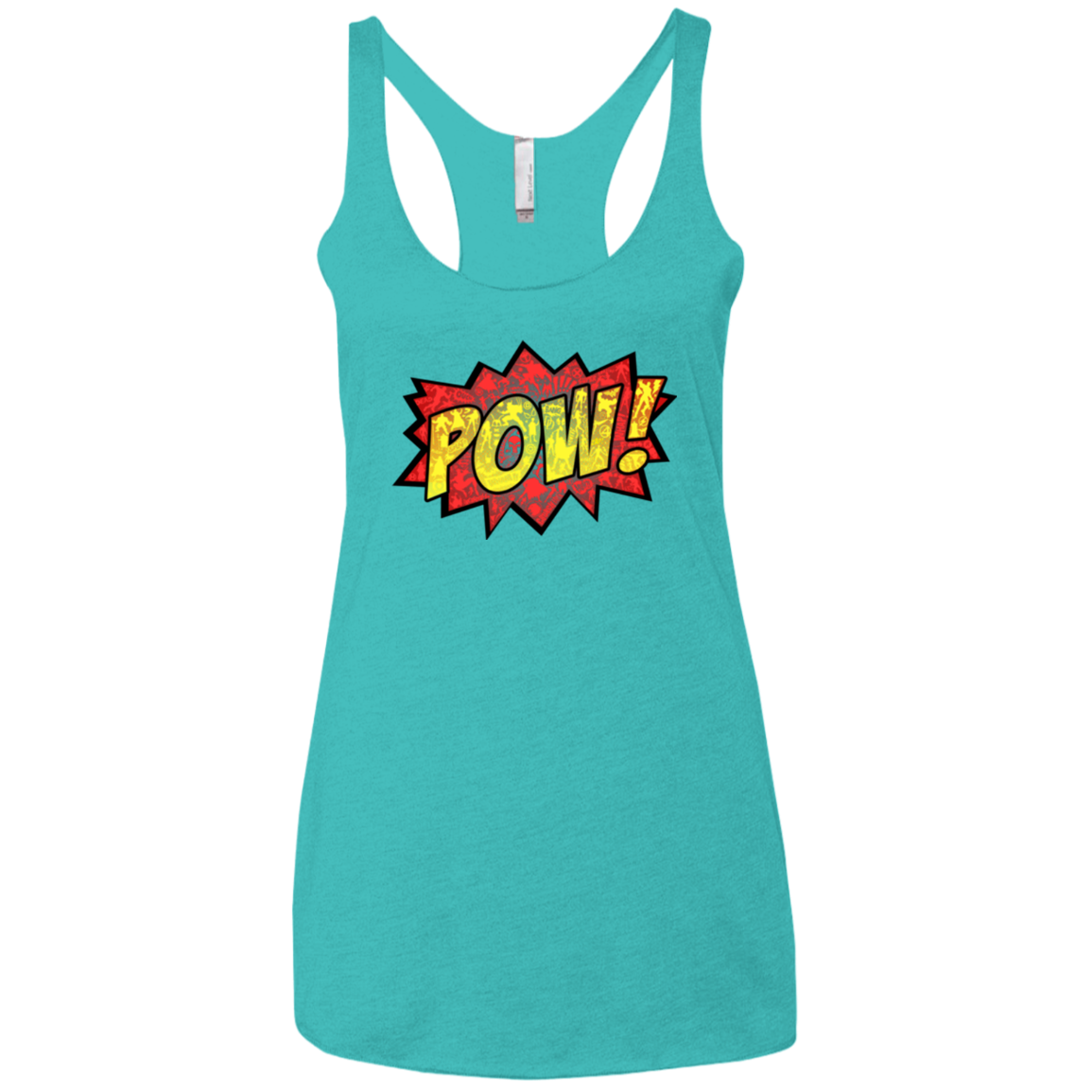 pow Women's Triblend Racerback Tank